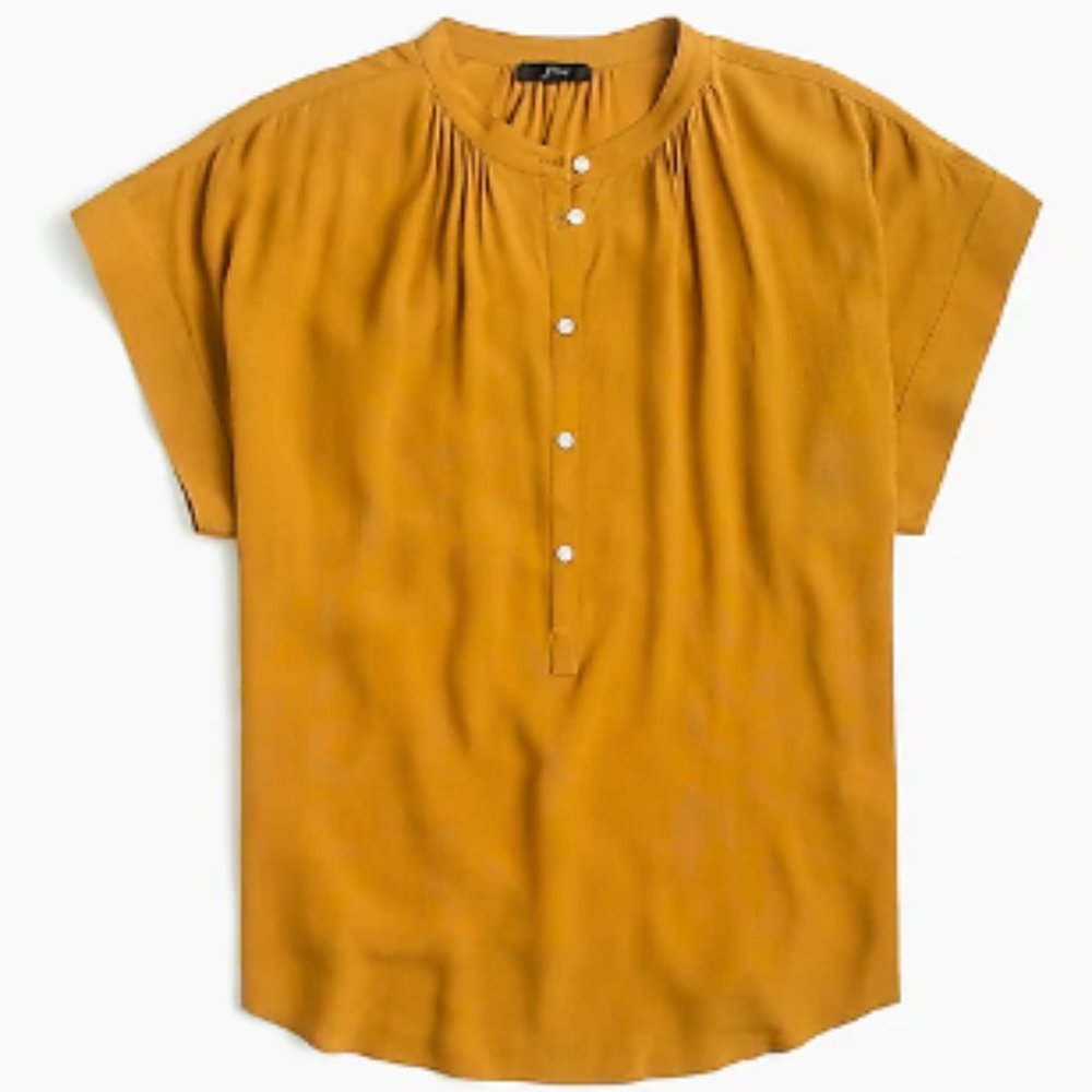 J Crew Drapey Popover Shirt